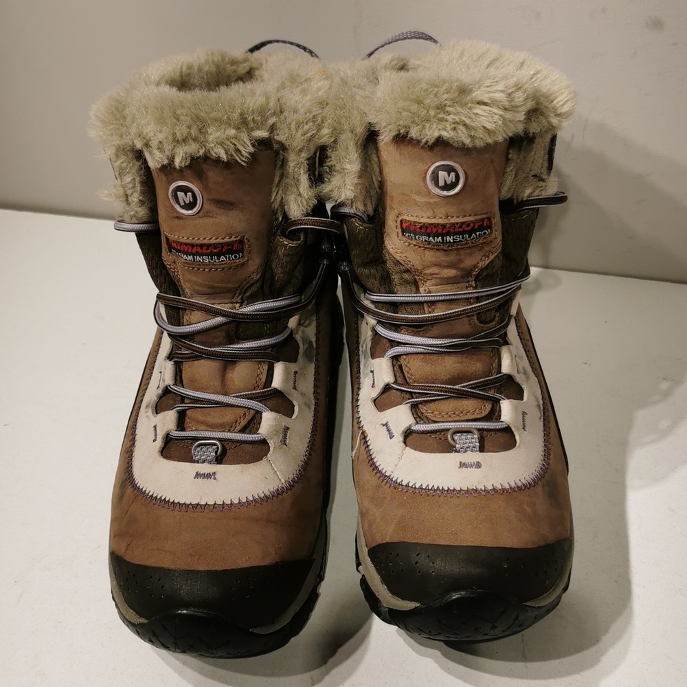 MERRELL THERMO ARC 8 WATERPROOF DARK EARTH WOMEN'S WINTER BOOTS